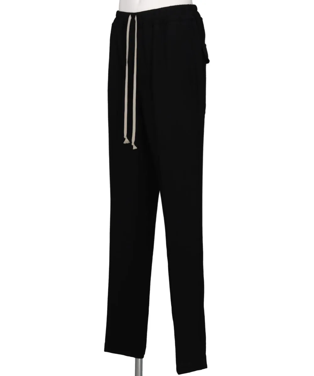 DRAWSTRING SLIM LONG - BLACK