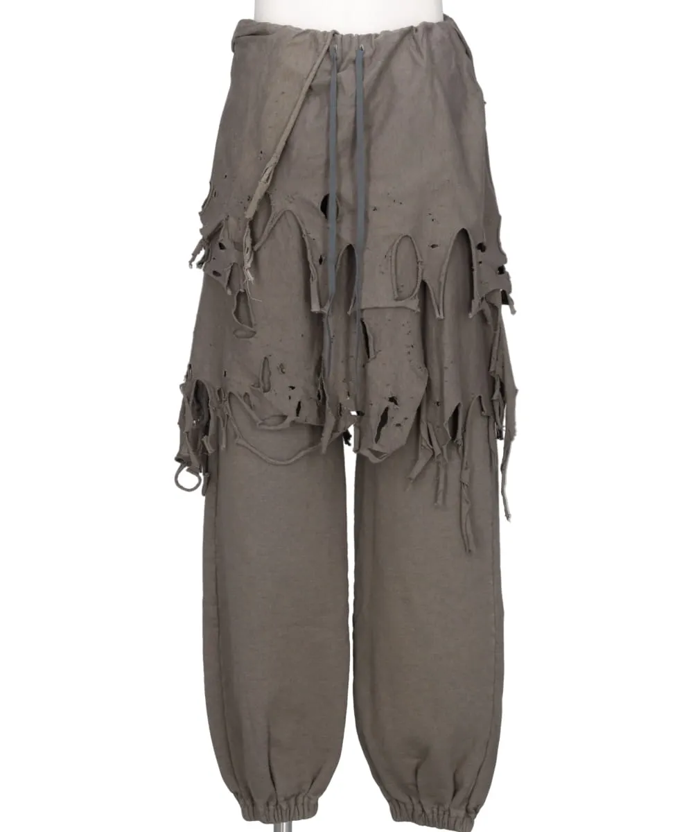 PHANTOM FRAYED SWEATPANTS
