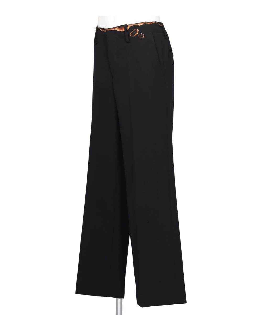 BURNING EMBROIDERY TROUSERS
