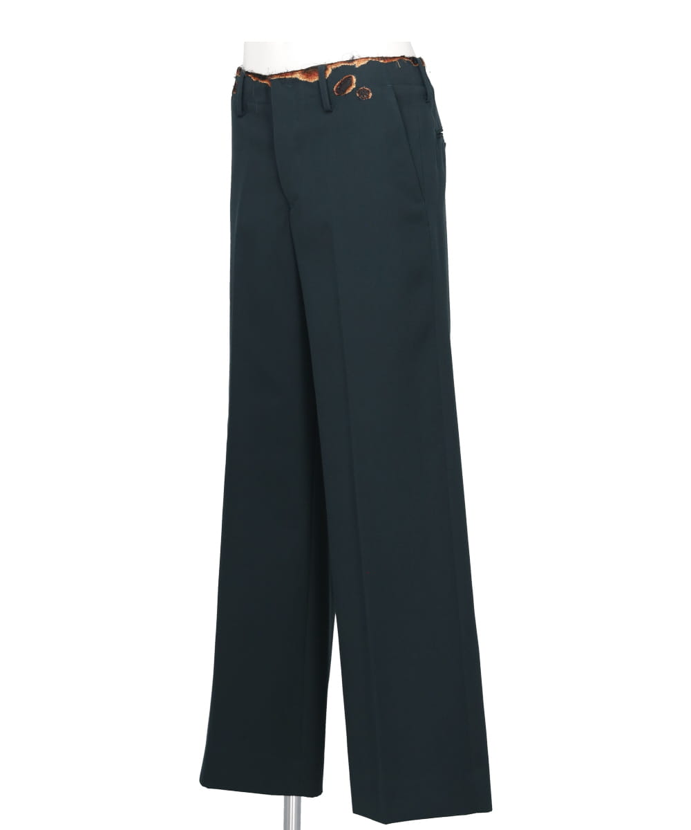 BURNING EMBROIDERY TROUSERS