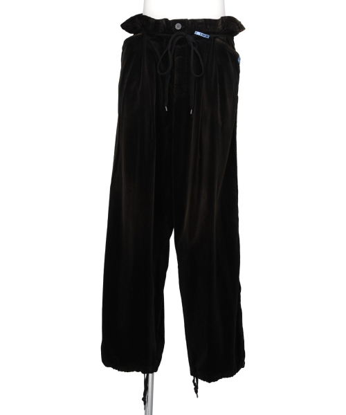 COTTON VELVETEEN TROUSERS