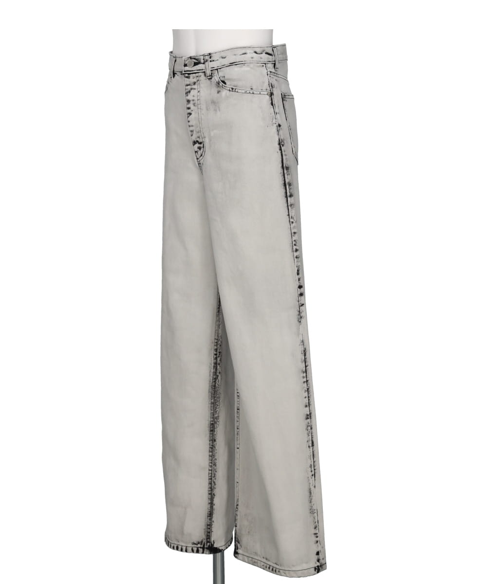 BLEACHED WIDE PANTS