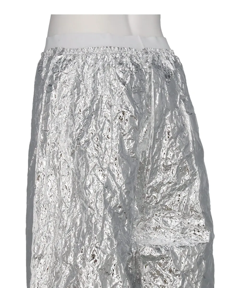 MEMORY BODED SILVER PAPER PANTS