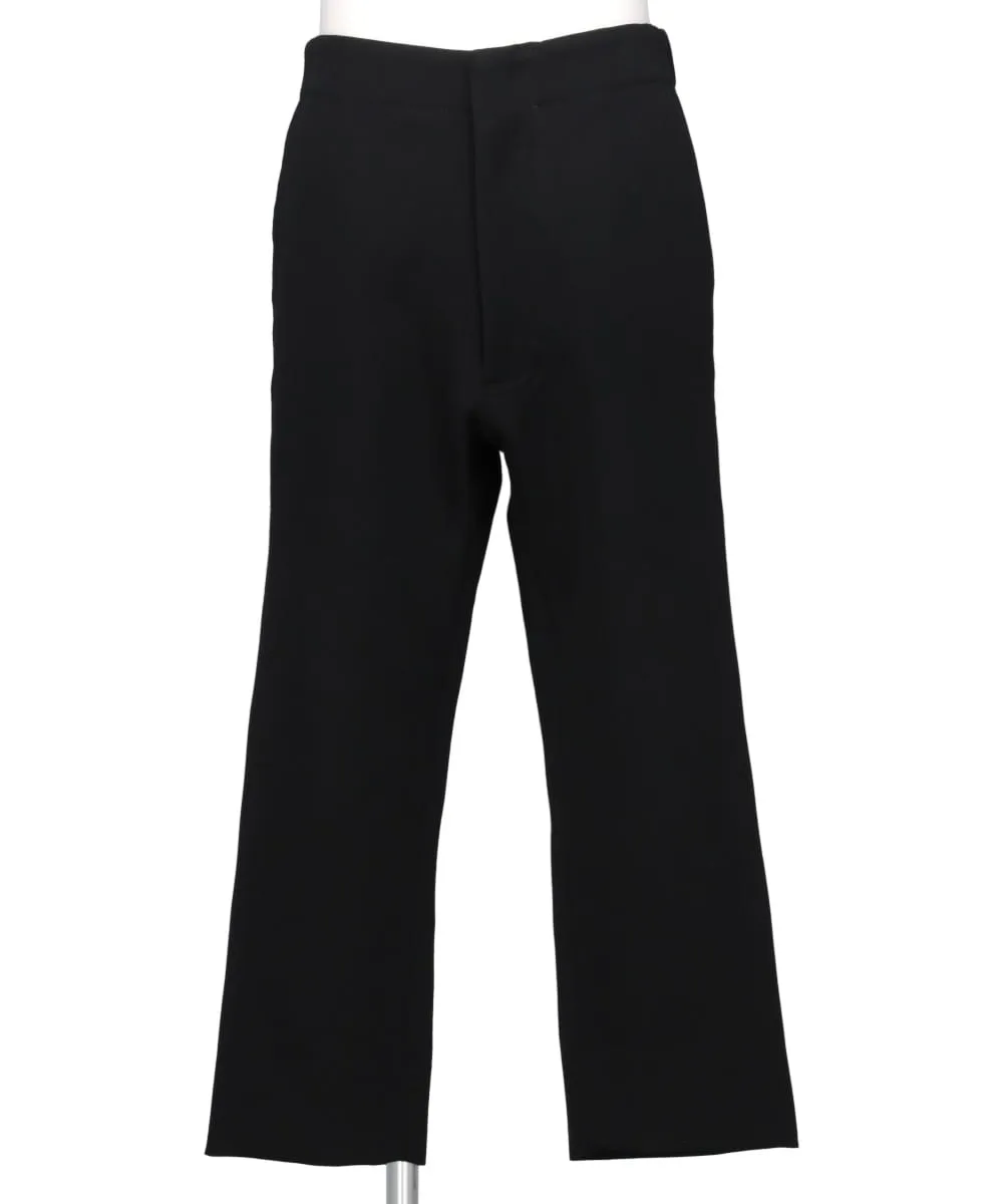WOOL TRINOCTIVE DROP CROTCH CROPPED TROUSER