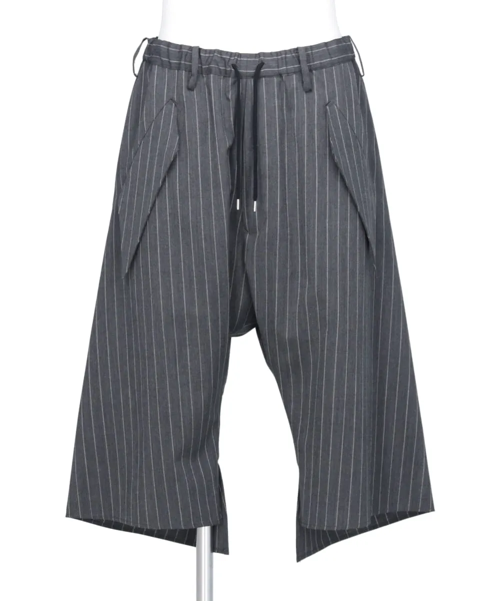 STRIPE EASY HALF SLACKS