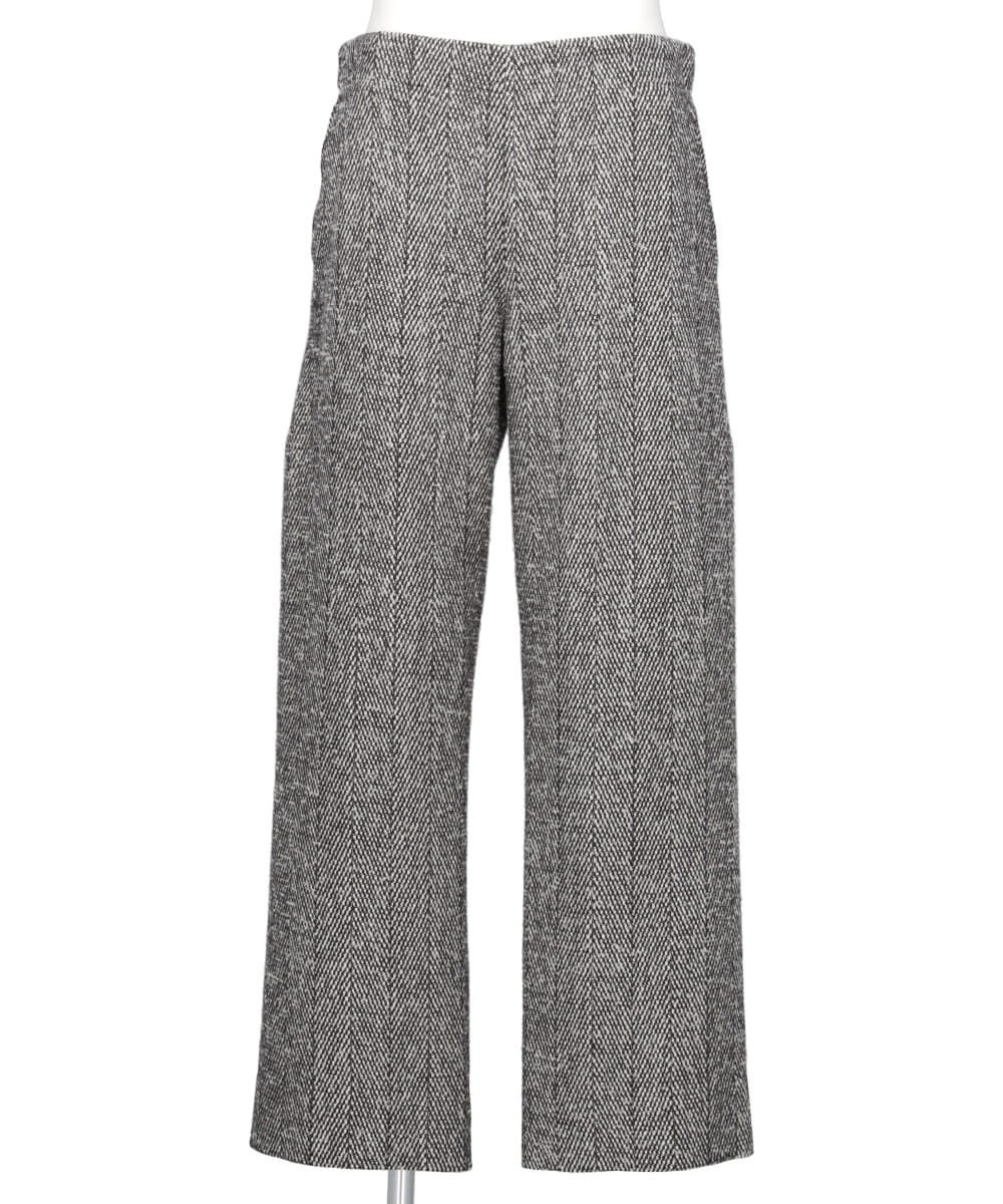 STRAIGHT LEG TROUSER WITH ELASTIC