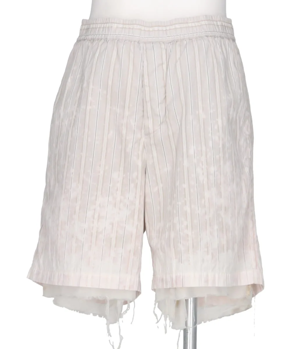 BLEACHED STRIPE SHORTS