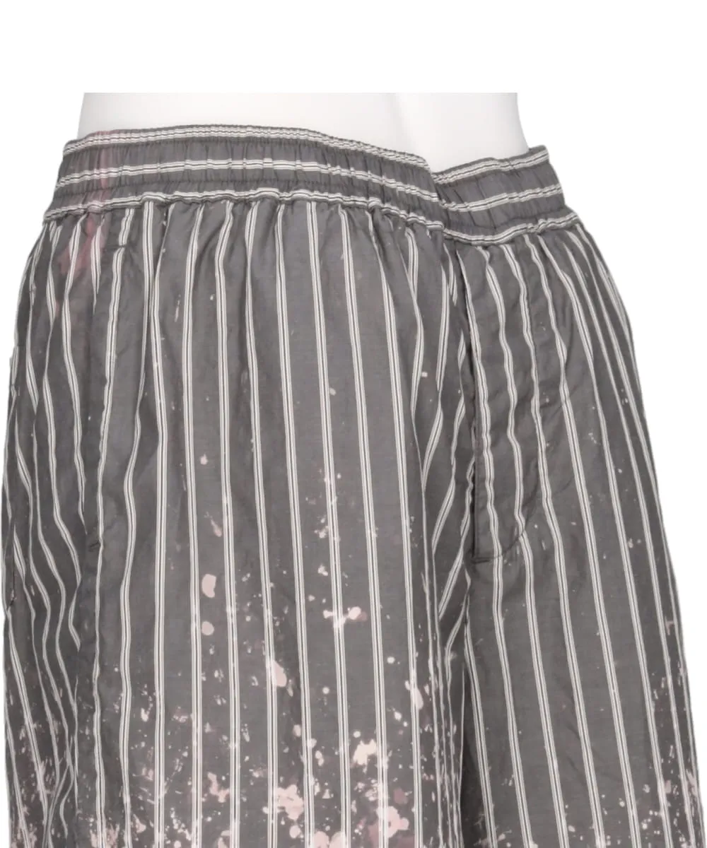 BLEACHED STRIPE SHORTS