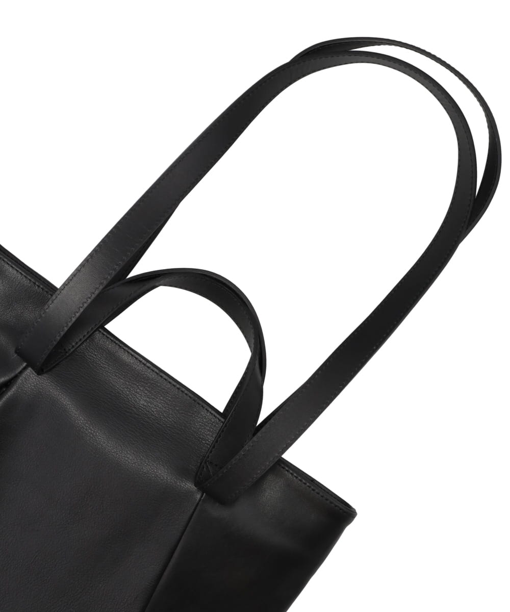 LEATHER SMALL TOTE LOOP HANDLE