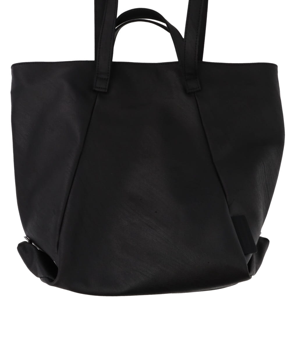 FABRIC MIDDLE TOTE ‘LOOP HANDLE’ BRUSH