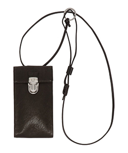 LEATHER CELL PHONE SMALL BAG ‘CARTABLE’