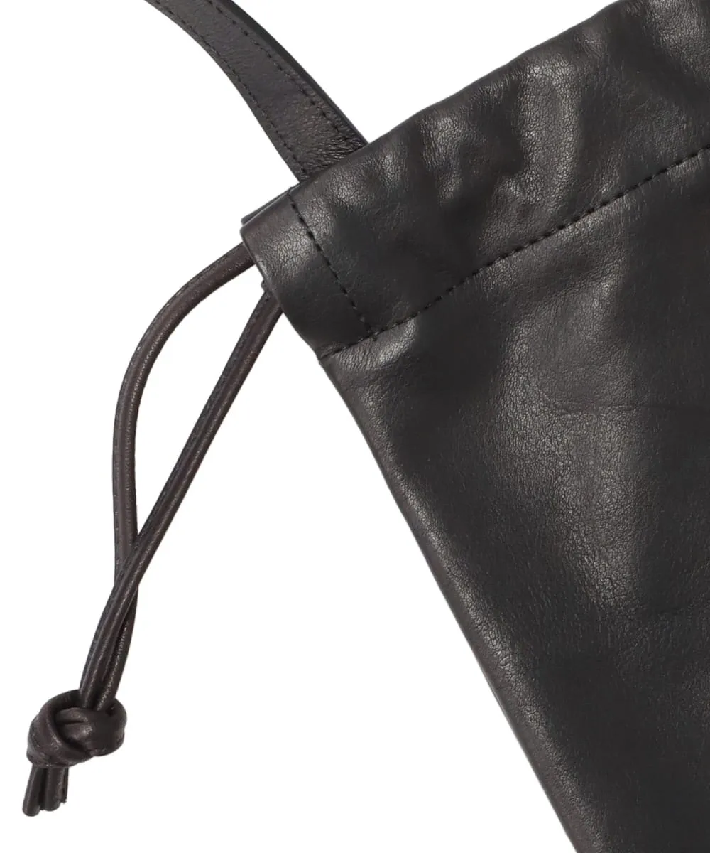 LEATHER CELL PHONE BAG “DRAWSTRING”