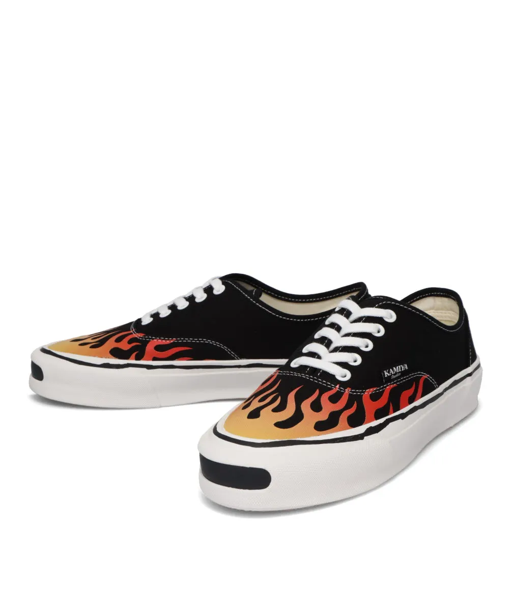 "JOEY" FIRE PATTERN VULCANIZED SNEAKER