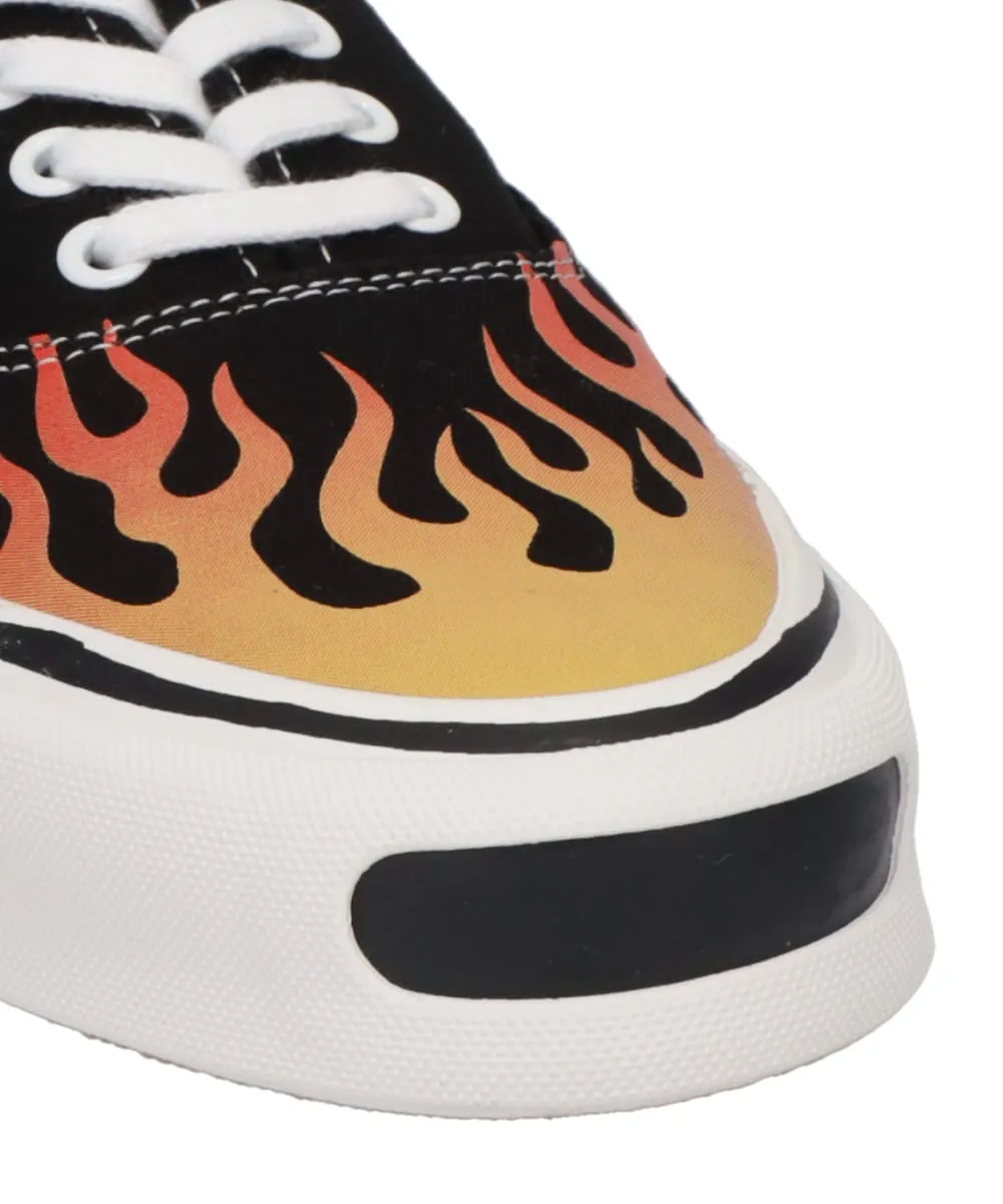 "JOEY" FIRE PATTERN VULCANIZED SNEAKER