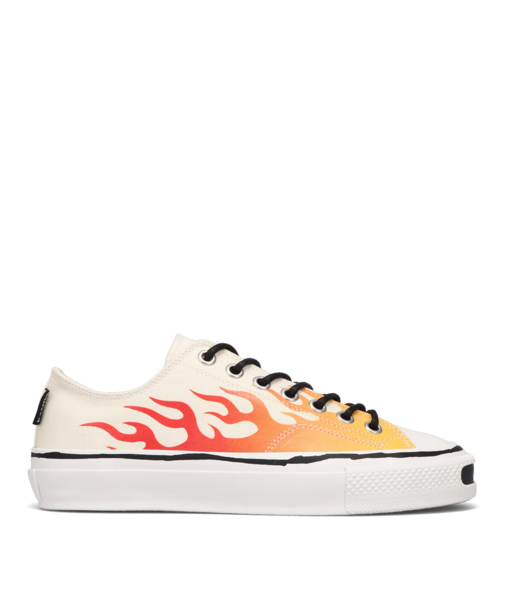 “JOEY” FIRE PATTERN VULCANIZED SNEAKER
