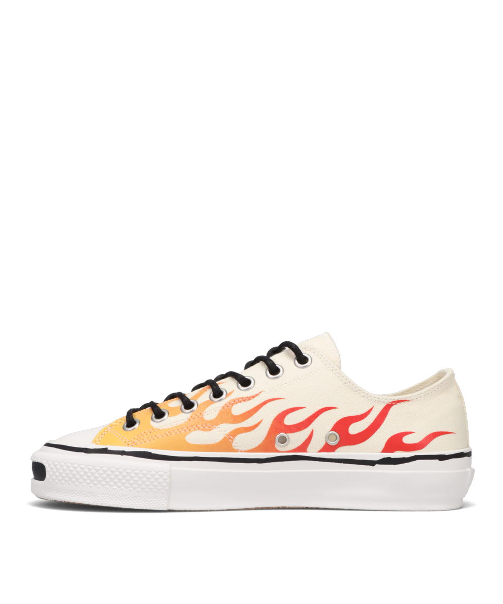 “JOEY” FIRE PATTERN VULCANIZED SNEAKER