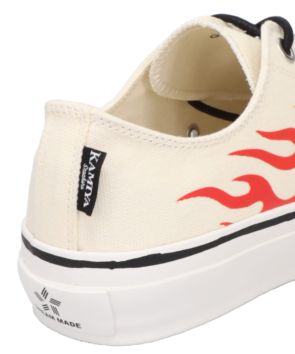 “JOEY” FIRE PATTERN VULCANIZED SNEAKER