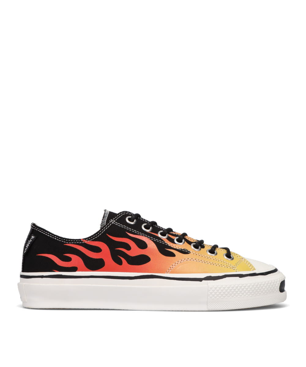 “JOEY” FIRE PATTERN VULCANIZED SNEAKER