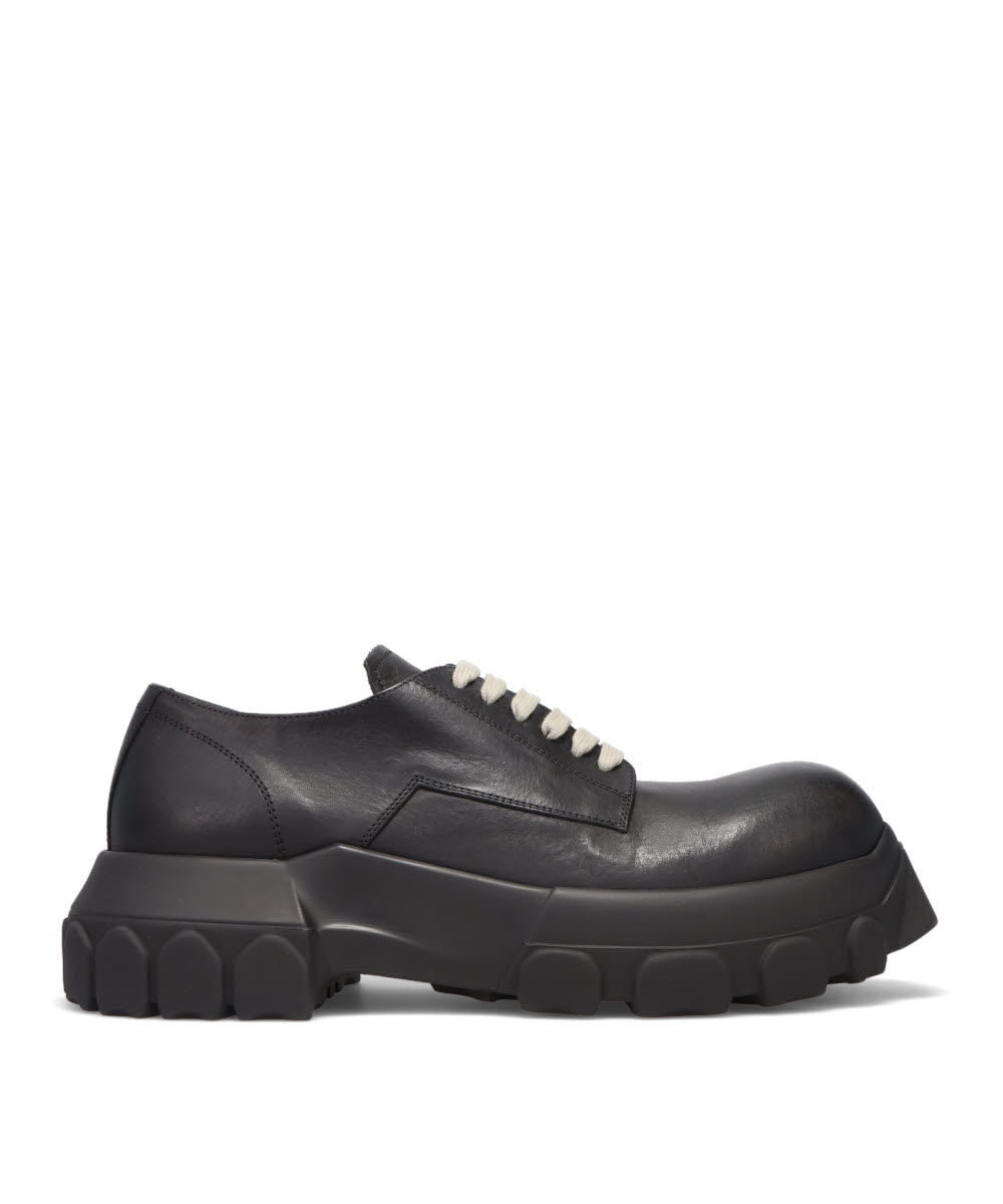 LACEUP BOZO TRACTOR - BLACK/BLACK
