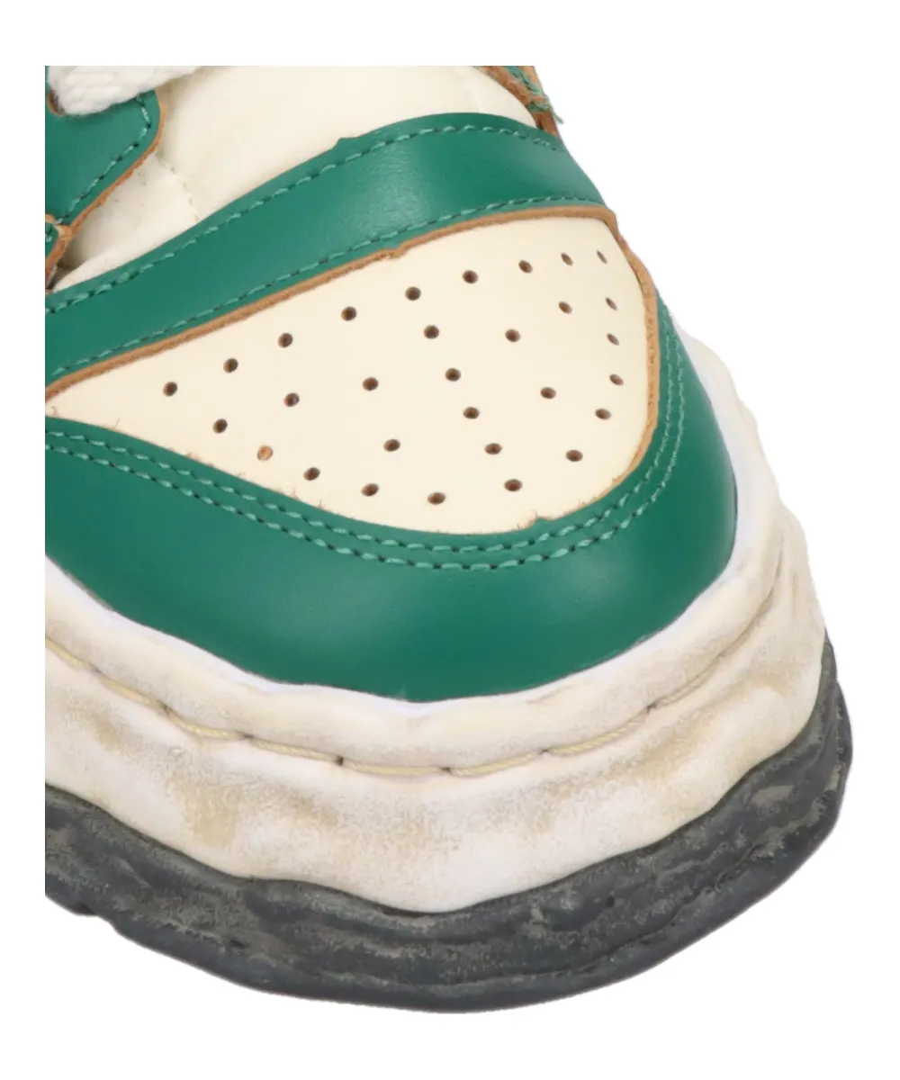 KEITH/ORIGINAL SOLE VINTAGE LEATHER LOW-TOP SNEAKER
