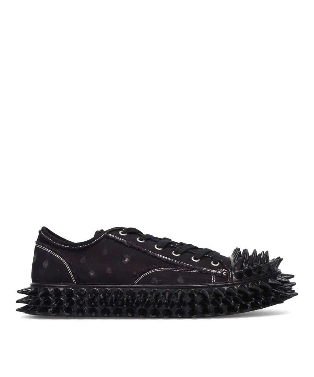 SPIKY CANVAS SNEAKER