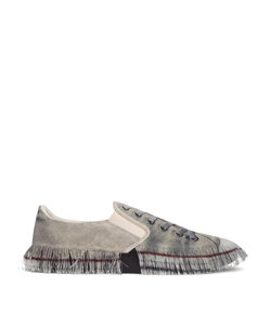 PHOTO PRINTED FRINGE EMBROIDERY SNEAKER