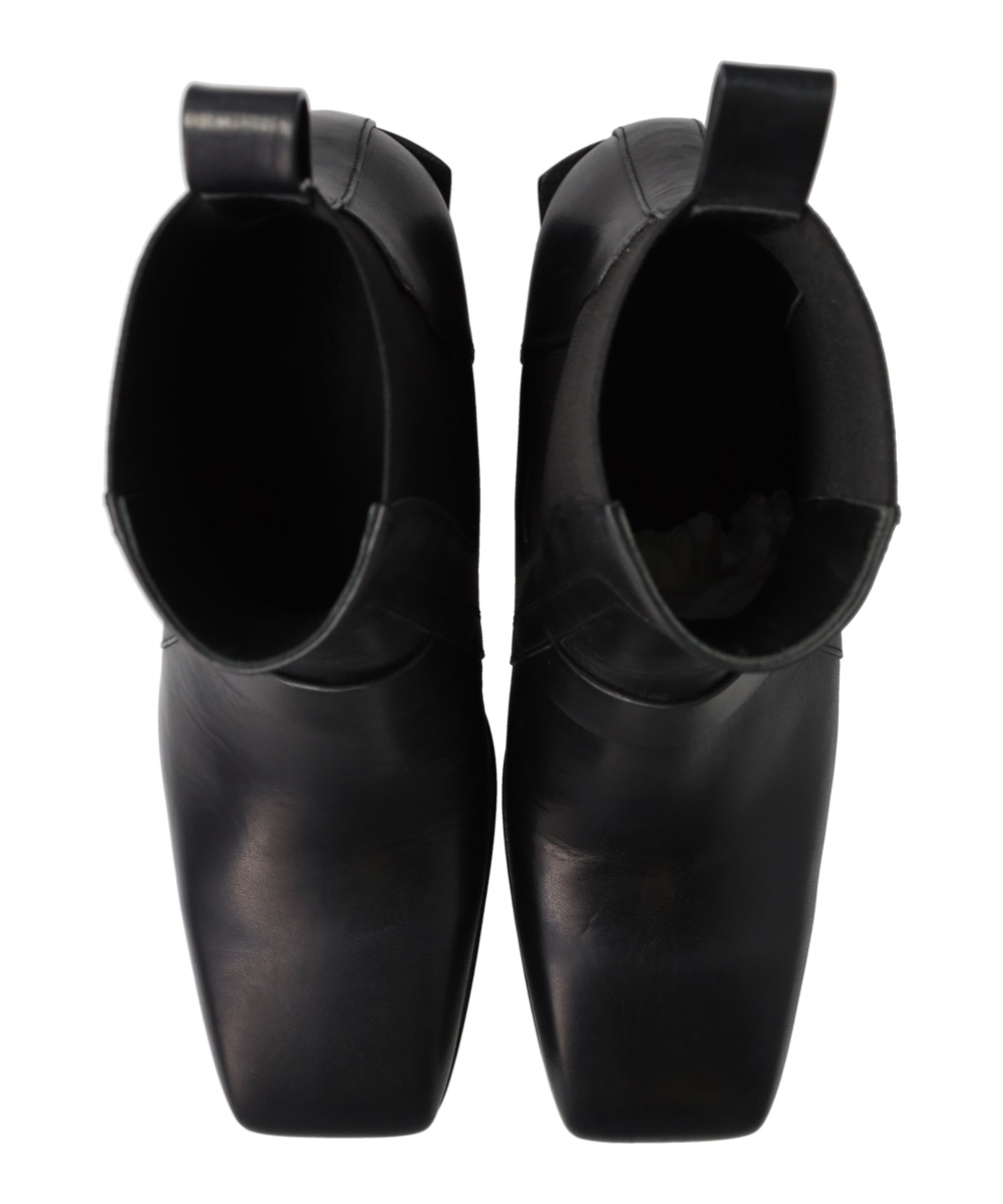 HEELED SILVER - BLK/BLK