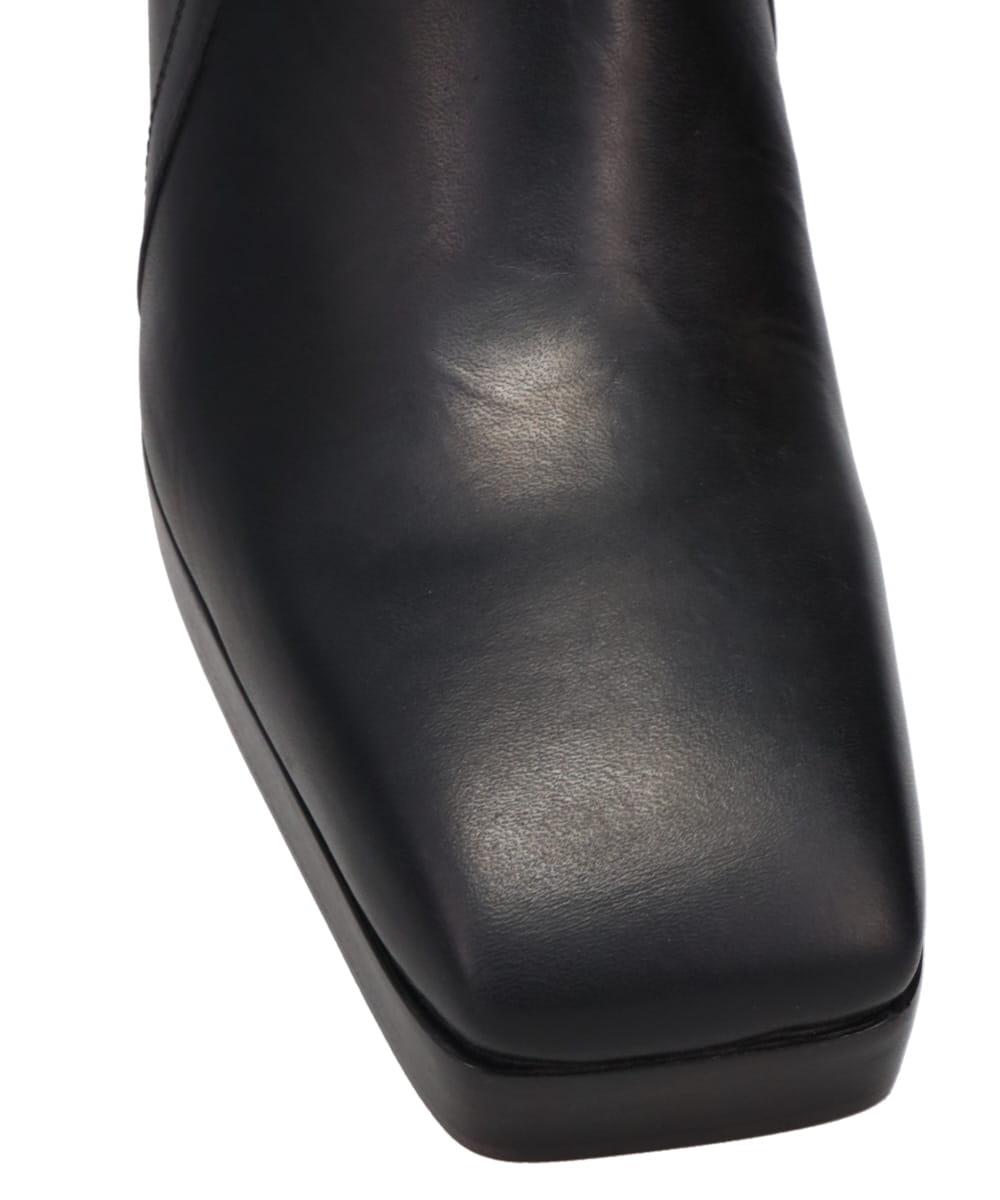 HEELED SILVER - BLK/BLK