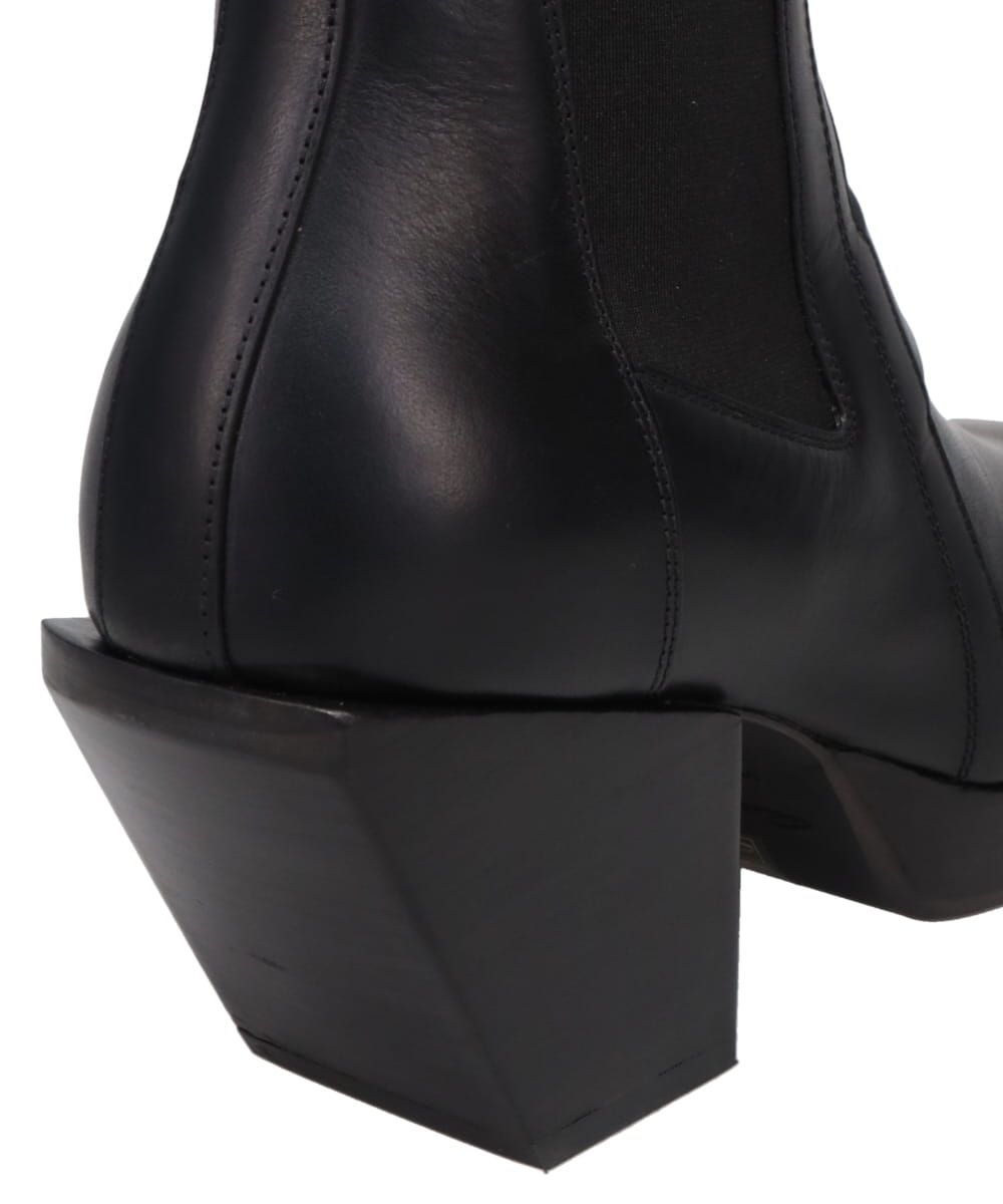 Rick Owens(リックオウエンス) ヒールシルバーブーツ
