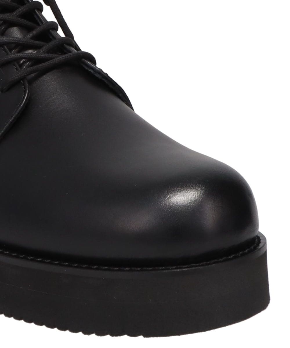 MW EXCLUSIVE LACE UP B-ZIP BOOTS WITH FLAT VIBRAM