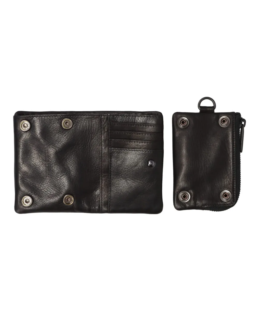 LEATHER MICRO WALLET “ALL-STUDS”2