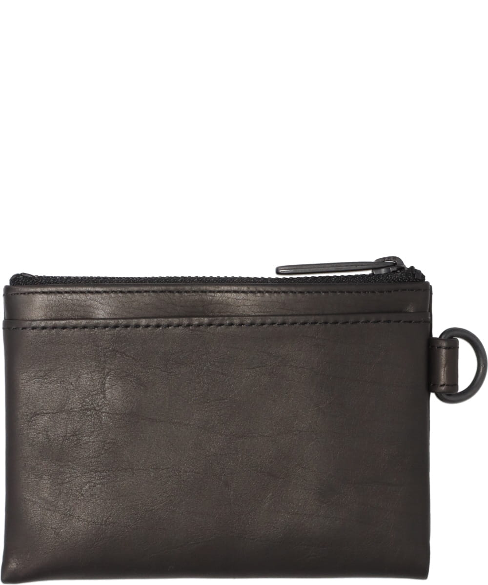 LEATHER WIDE COIN CASE “FLAT”