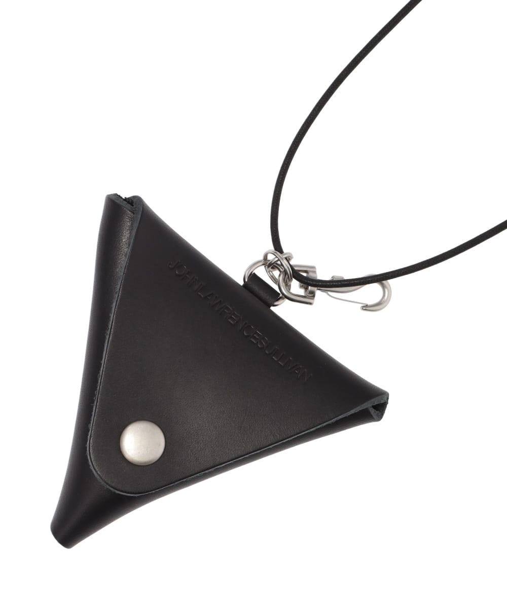 LEATHER TRIANGLE COIN CASE