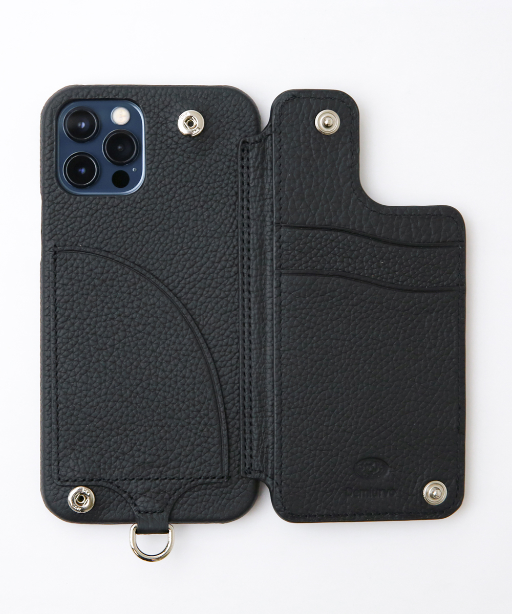 POCHE iPhone12Pro-iPhone12 NO BUTTONS/BLACK