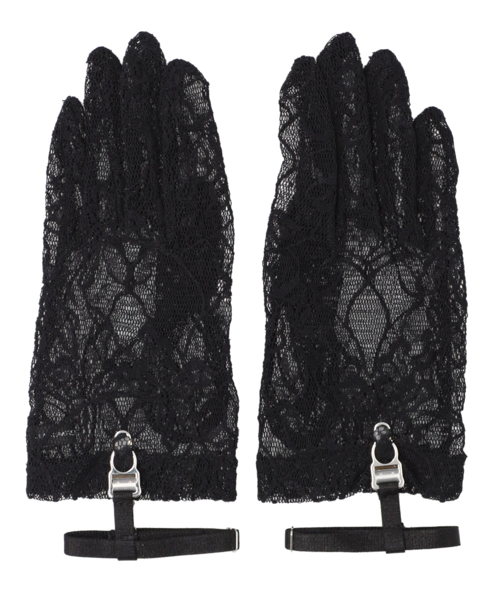 FLOWER LACE SHORT GLOVES