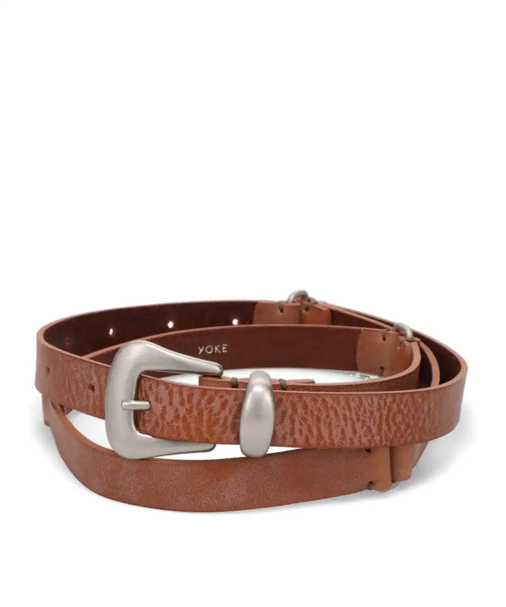 LEATHER NALLOW WESTERN BELT