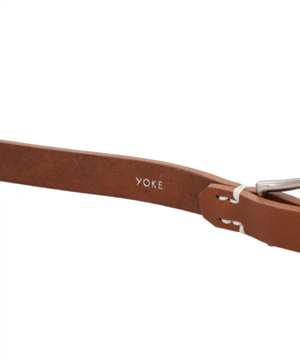 W RING LEATHER BELT