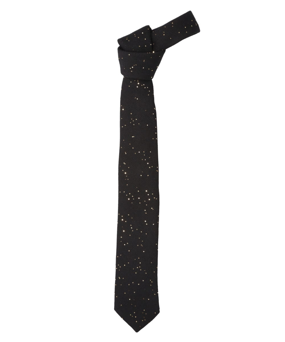 GOLD SEQUIN TIE