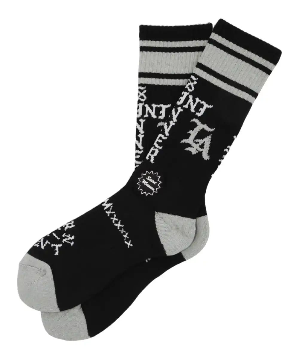 SAINT Mxxxxxx × BORNXRAISED ST SINNER BR_SOCKS