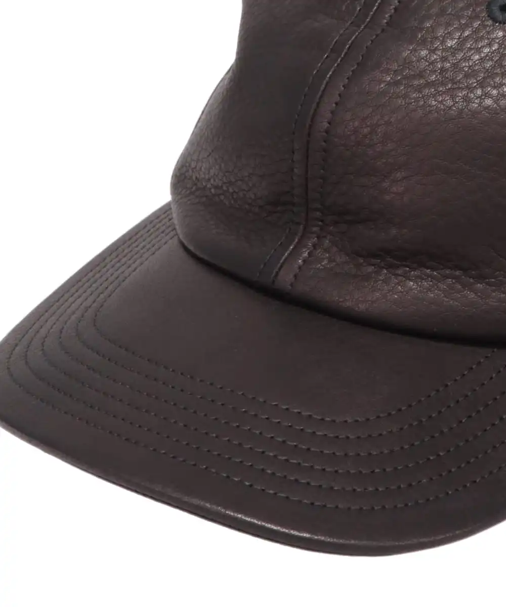 COWHIDE 6PANEL CAP