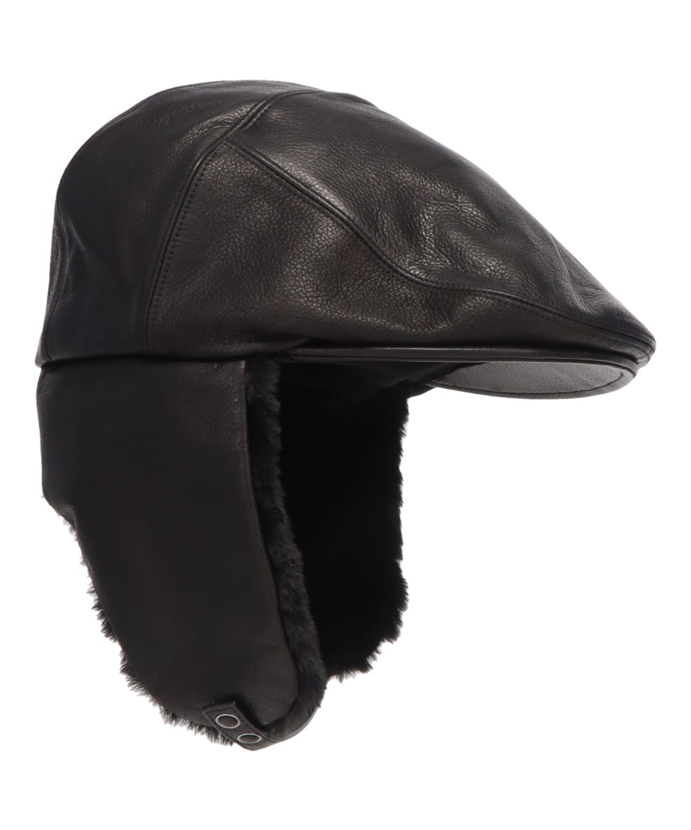 COW LEATHER CASQUETTE