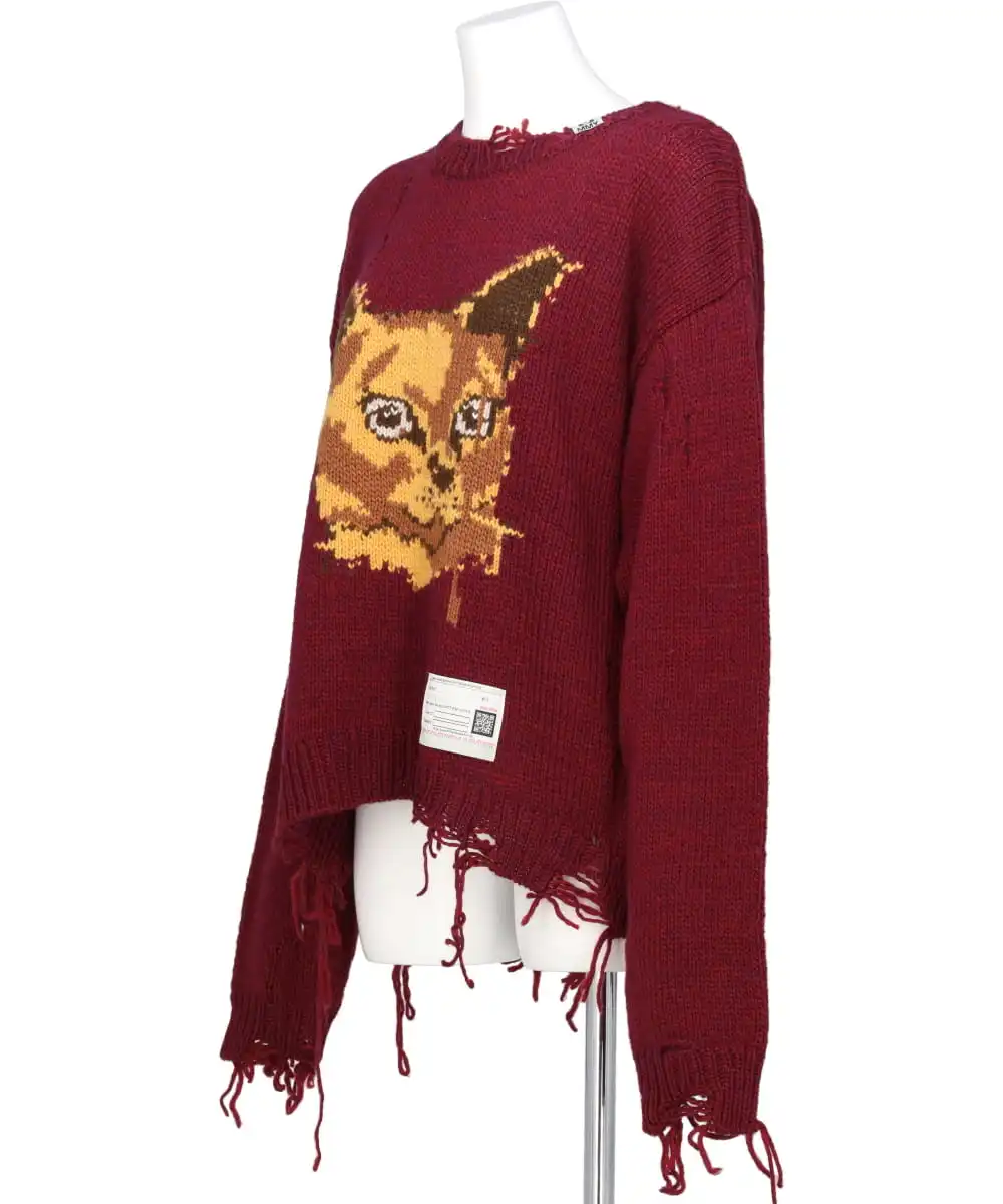 CAT KNIT PULLOVER