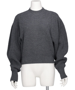 CROPPED WIDE ARM PULLOVER