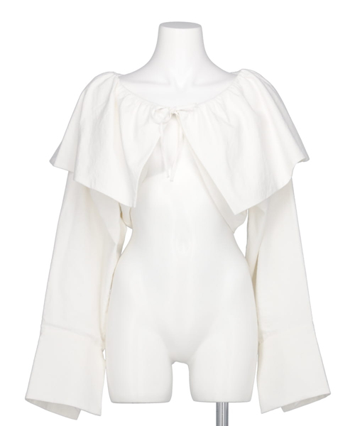 2WAY FRILL BOLERO