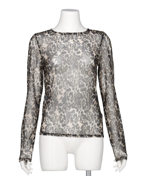 CREW NECK TULLE PULL OVER