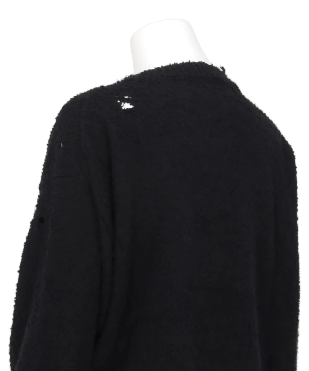 RASED KNIT PULLOVER