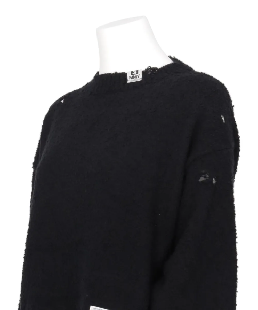 RASED KNIT PULLOVER