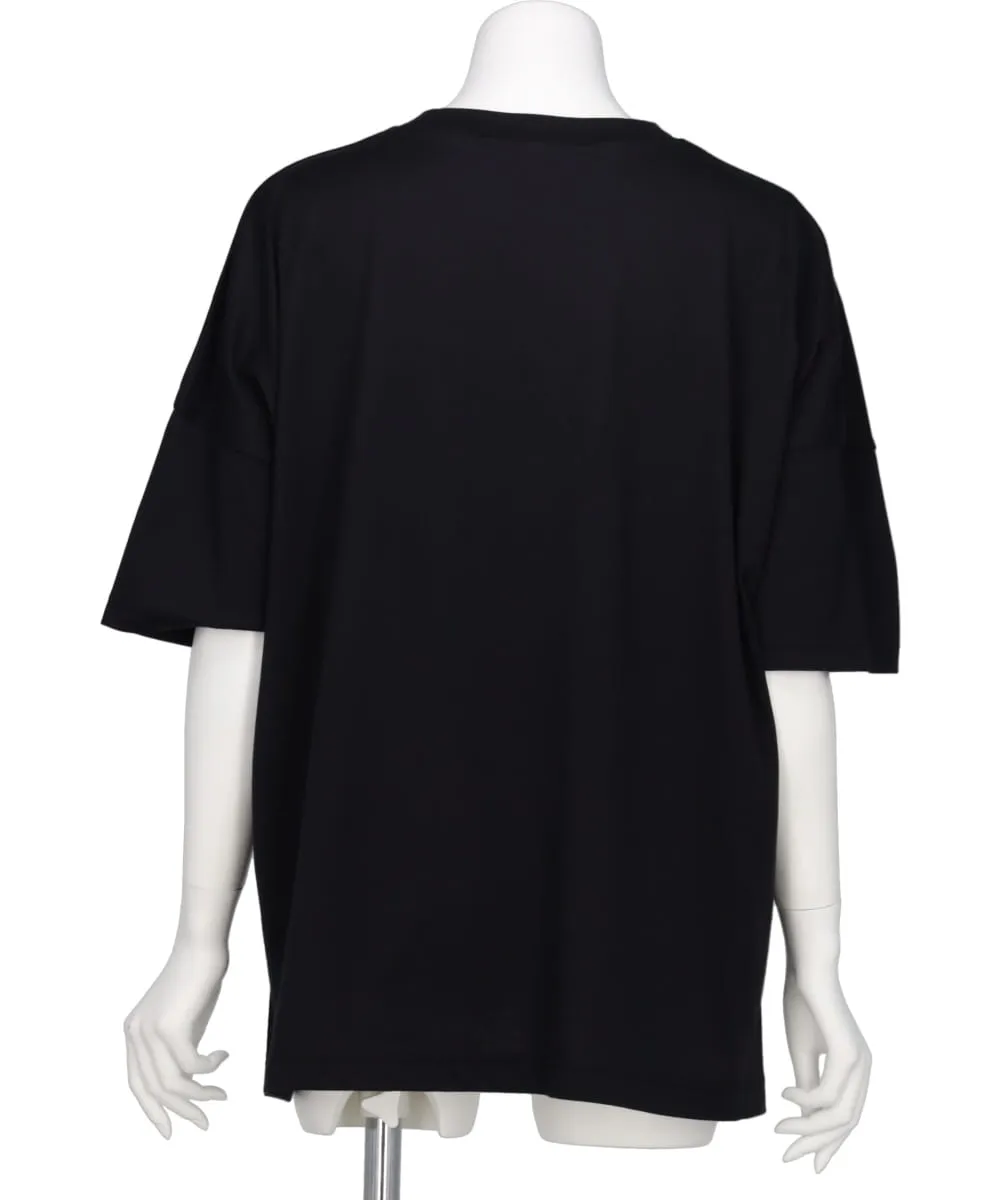 SUPIMA JERSEY SLIT BIG T-SHIRT