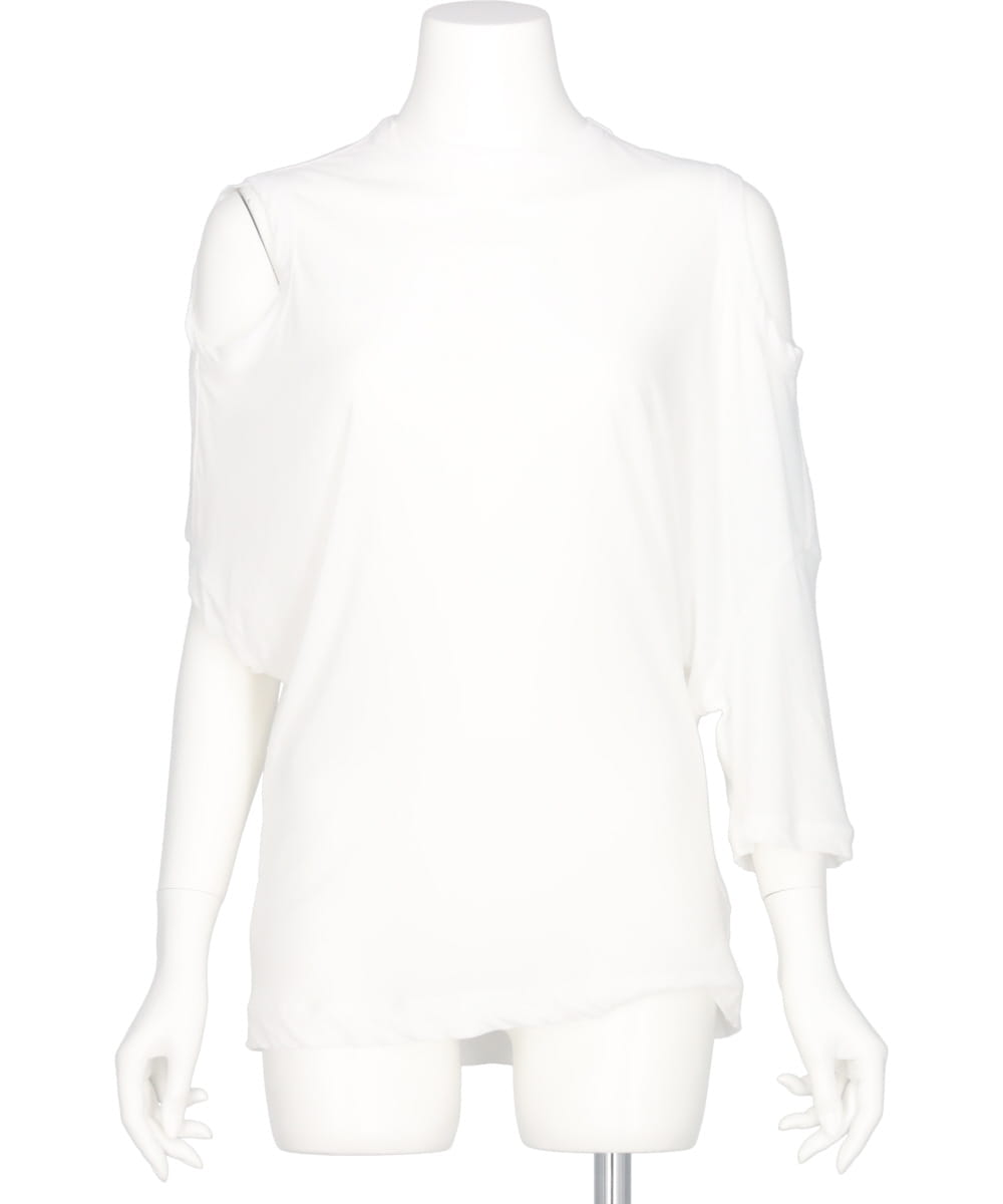 SHEF OPEN SHOULDER T-SHIRT
