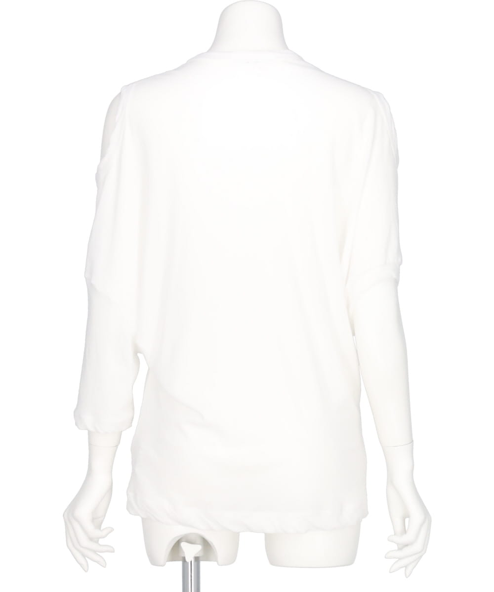 SHEF OPEN SHOULDER T-SHIRT